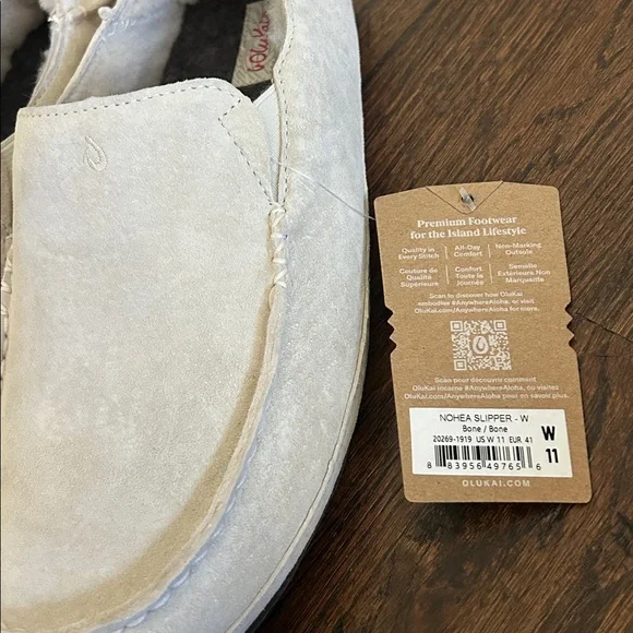 OluKai NOHEA Slipper Women’s size 11
Men’s Size 9.5
Bone/Bone - Picture 4 of 9